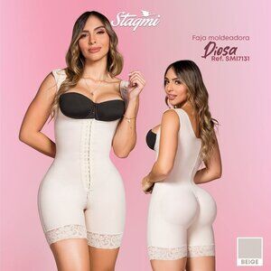 SMI7131 LA Diosa Stagmi Faja Invisible Girdle Shaper Enhances & Defines Butt New